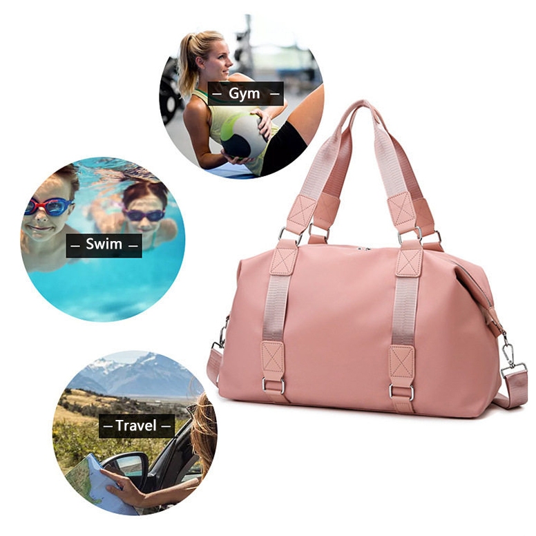 กระเป๋าฟิตเนส ยืนฟรีถุงเก็บรองเท้า กระเป๋าเดินทาง เหมาะสำหรับการเดินทางและการเล่นกีฬา - รูปที่ 6