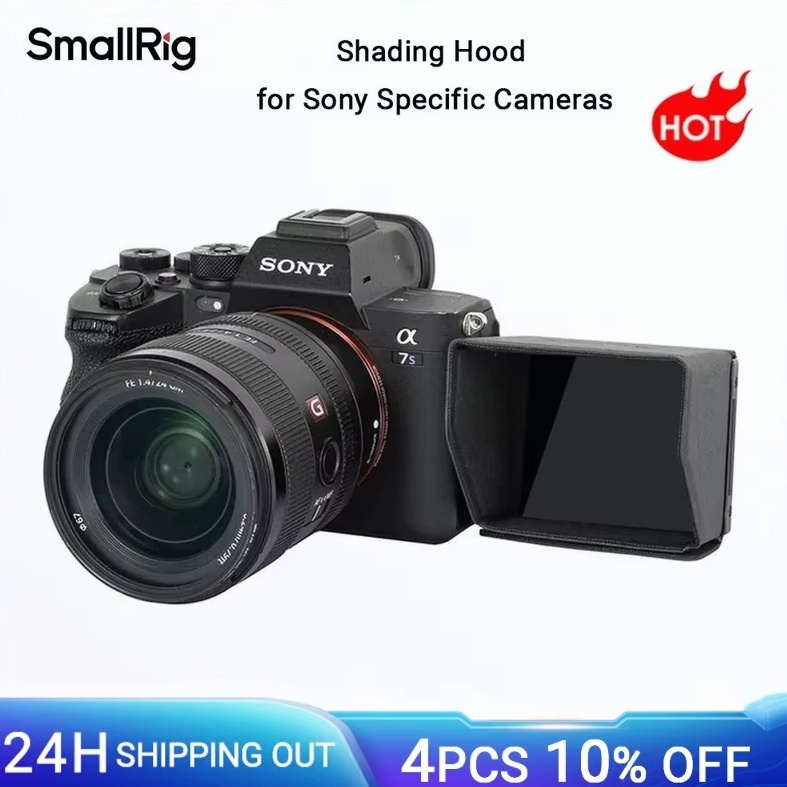 SmallRig Sunhood สําหรับ Sony Alpha 7S III Alpha 7C สําหรับ Sony ZV-1 FX3 กล้อง Rig สําหรับยิงวิดีโอ