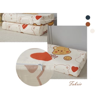 1ชิ้น ปลอกหมอนยางพารา latex pillowcase ผ้าฝ้ายแท้ Kitty Pooh Strawberry Bear คิตตี้ หมีแพนด้า การ์ตูน 30*50ซม. 40*60ซม.