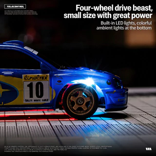 1/43 Mini 4WD RC Drift รถ Subaru RX7 M4 เดสก์ท็อป 2.4G รีโมทคอนโทรล RX7 Subaru รถรุ่น Racing JDM ยุง 1:43 รถขนาดเล็กสําหรับ Boy ของขวัญ