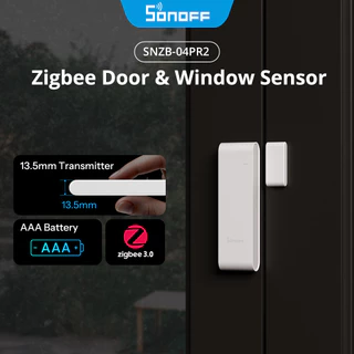 SONOFF SenseGuard DW Gen2 Zigbee Door/Window Sensor SNZB-04PR2 Active Security Tamper Alerts Smart Automation สําหรับ Security Matter Bridge ผ่าน Apple Home Comfort Slim Discreet Design