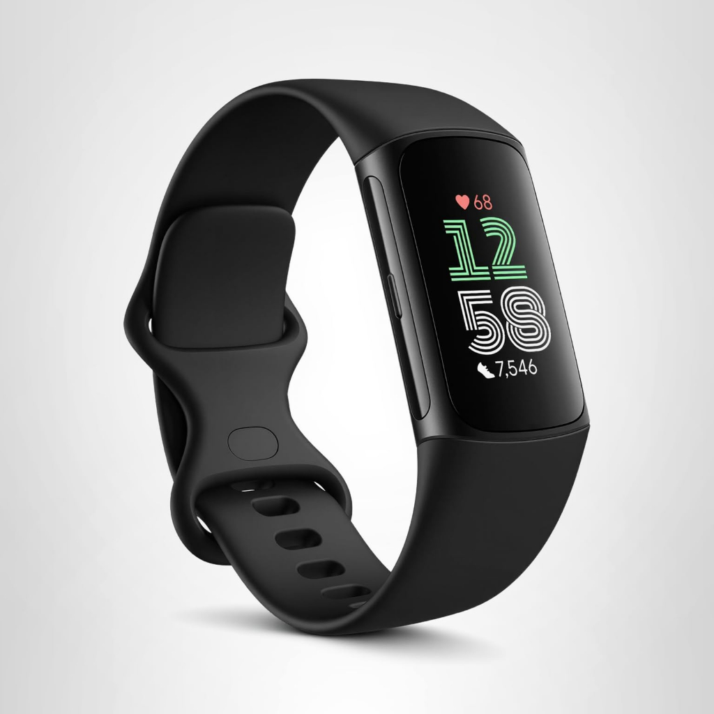 Fitbit Charge 6 Fitness Tracker พร้อมแอป Google อัตราการเต้นของหัวใจบนอุปกรณ์ออกกําลังกาย