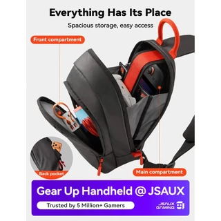 JSAUX กระเป๋าสะพายข้างสําหรับ Switch 2 กระเป๋าสะพายสําหรับ Switch 2, Switch, Lite, OLED, Steam Deck LCD/OLED, ROG Xbox Ally/X, and Legion Go / Go 2 / Go S-BG0131