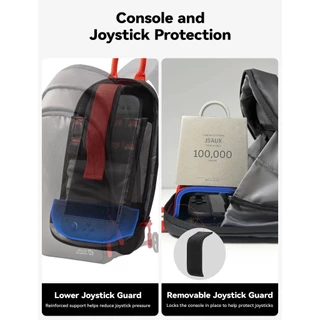 JSAUX กระเป๋าสะพายข้างสําหรับ Switch 2 กระเป๋าสะพายสําหรับ Switch 2, Switch, Lite, OLED, Steam Deck LCD/OLED, ROG Xbox Ally/X, and Legion Go / Go 2 / Go S-BG0131