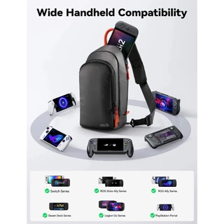 JSAUX กระเป๋าสะพายข้างสําหรับ Switch 2 กระเป๋าสะพายสําหรับ Switch 2, Switch, Lite, OLED, Steam Deck LCD/OLED, ROG Xbox Ally/X, and Legion Go / Go 2 / Go S-BG0131