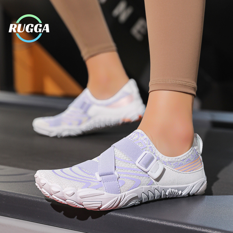 RUGGA Unisex Aqua รองเท้ายางรองเท้าชายหาดกันลื่นสระว่ายน้ํา River Barefoot รองเท้าน้ําสําหรับว่ายน้ํ
