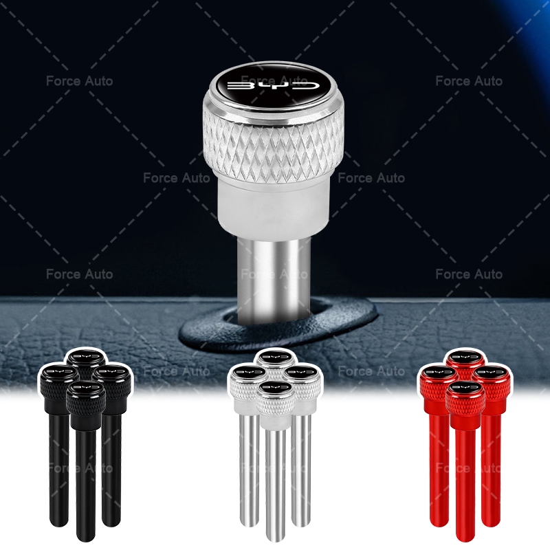 1/4pcs เกลียวประตูล็อครถลูกบิดภายในรถประตูดึงปุ่มสําหรับ BYD Atto 3 หยวน Plus F3 E6 F0 G3 I3 Ea1 เพล
