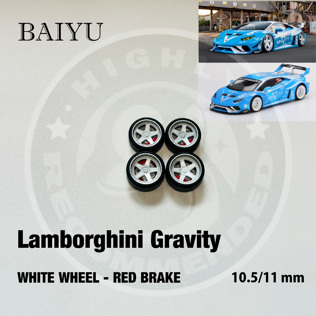 BAIYU 1/64 รถโมเดลล้อ - Lamborghini Gravity LB★WORKS WORKS