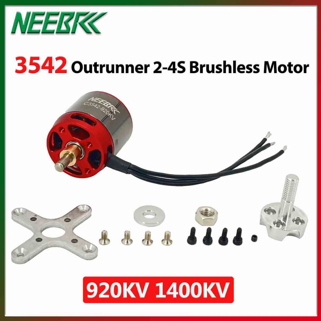 NEEBRC 3542 920KV 1400KV Outrunner 2-4S มอเตอร์ไร้แปรงสําหรับ RC ปีกคงที่ FPV Racing Drone เครื่องร่