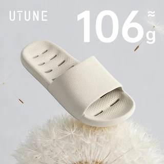 UTUNE รองเท้าแตะห้องน้ำ EVA กันลื่น แห้งเร็ว ระบายน้ำดี นุ่มเด้ง ใส่สบาย รองเท้าใส่ในบ้าน คู่รัก ชายหญิง