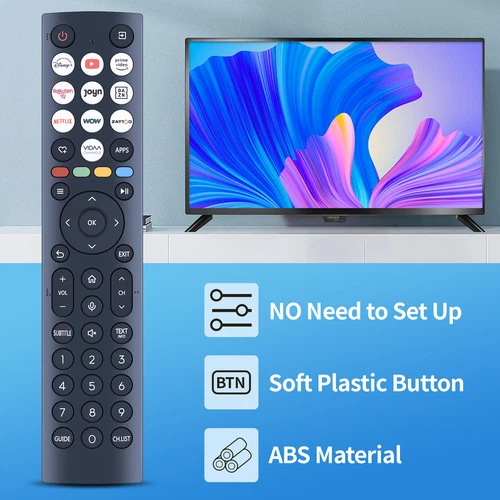 ERF2AD36H รีโมทคอนโทรลสําหรับ Hisense U6 Series Mini LED ULED 4K Google TV