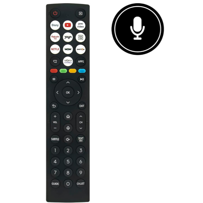 ERF2AD36H รีโมทคอนโทรลสําหรับ Hisense U6 Series Mini LED ULED 4K Google TV ใหม่ ERF2AD36H สําหรับ Hi