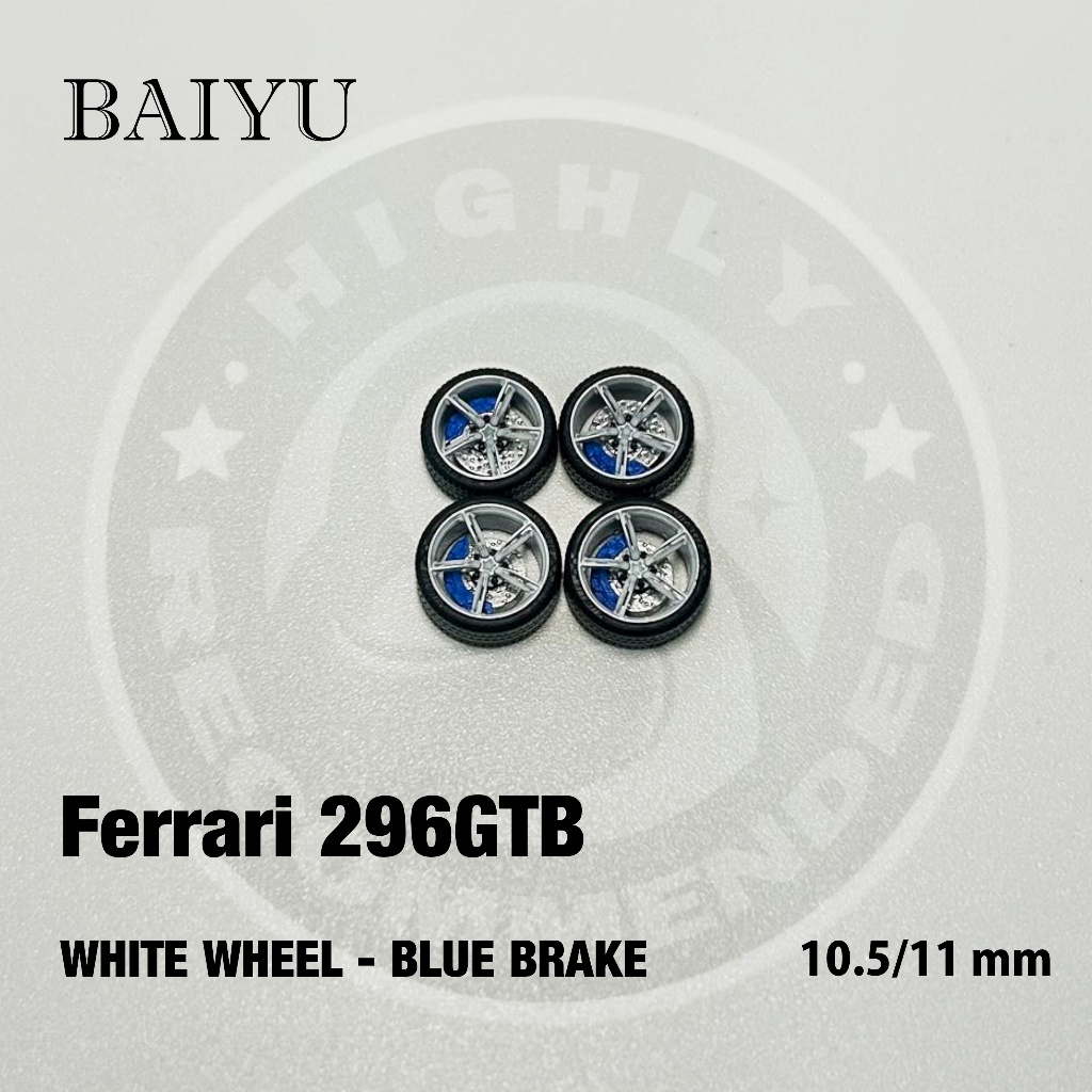 BAIYU 1/64 รถโมเดลล้อ  Ferrari 296GTB