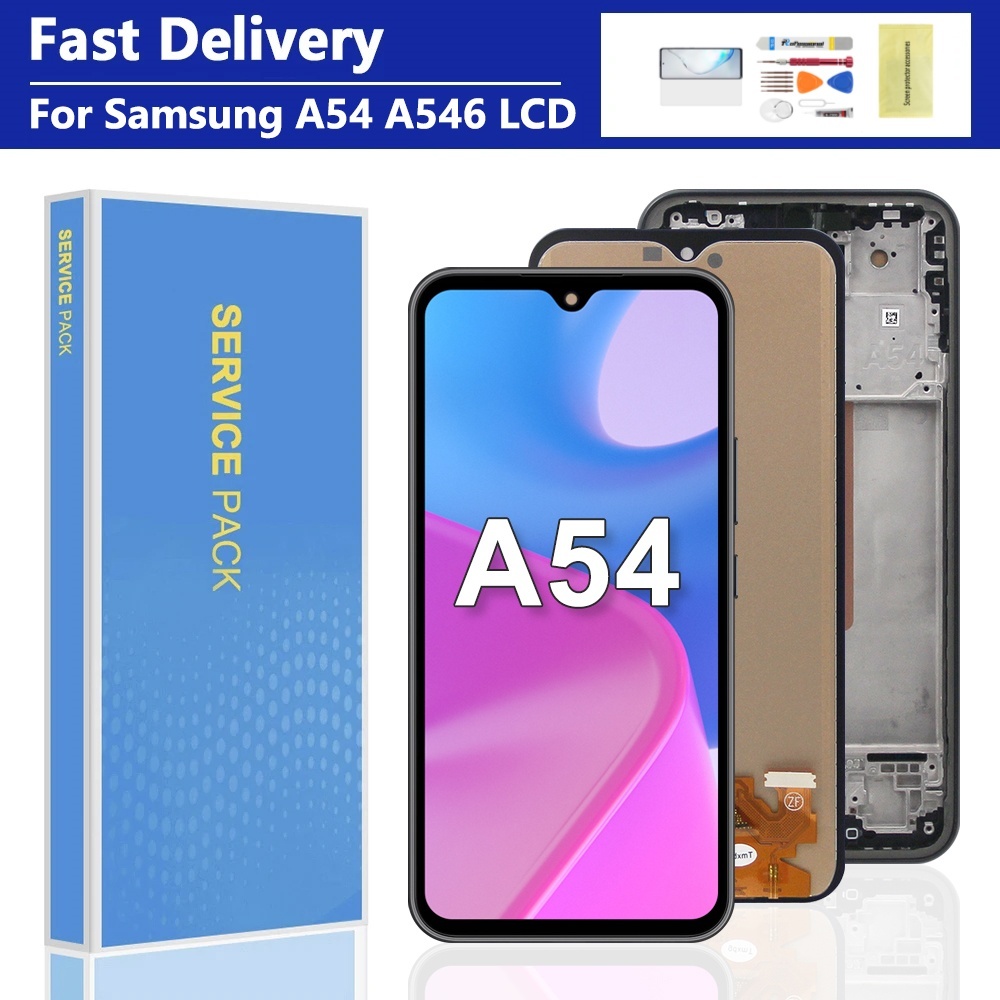 สําหรับ Samsung Galaxy A54 LCD SM-A546V, SM-A546U, SM-A546U1, SM-A546B จอแสดงผล Touch Screen Digitiz