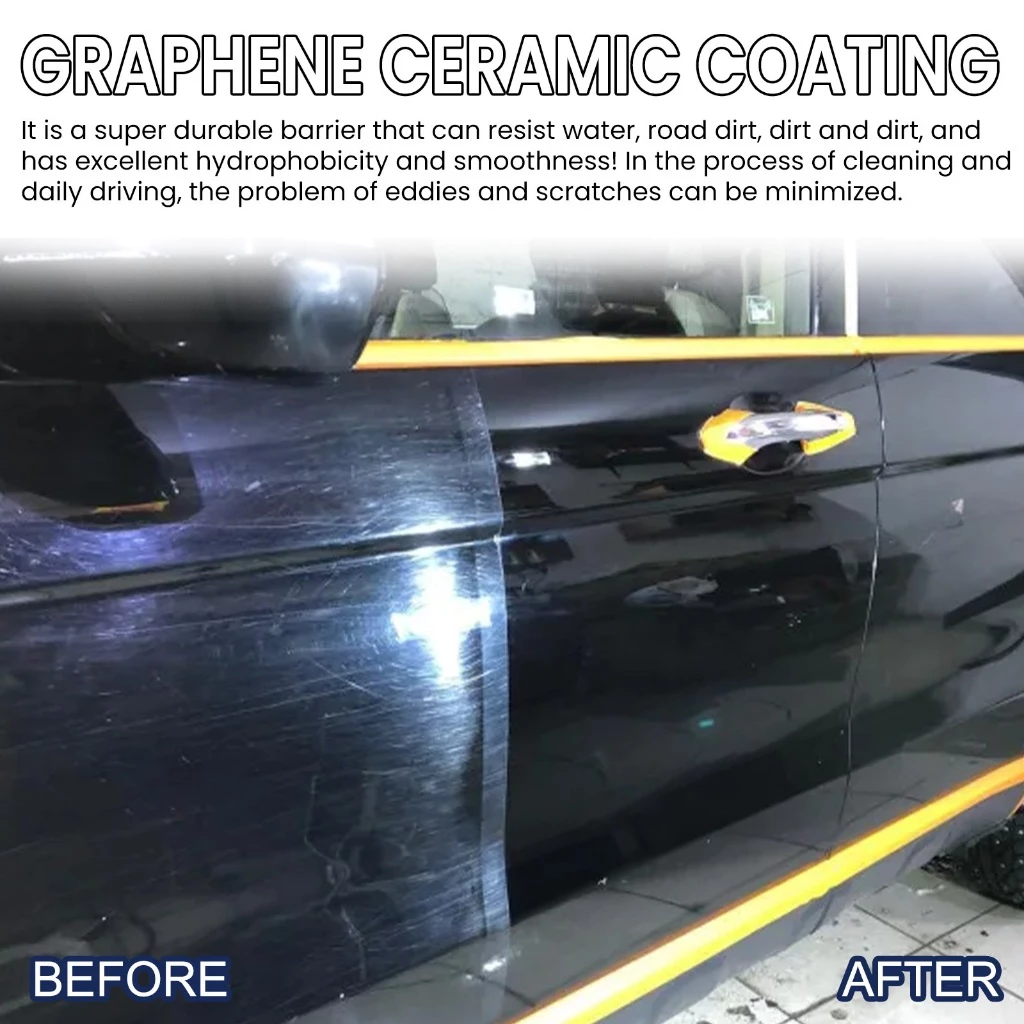 Rayhong 70ml Car Coating Liquid Graphene น้ํายาเคลือบเซรามิก ป้องกันรอยขีดข่วน ติดทนนาน สําหรับรถยนต์ Car Restoration Spray Car Coating Spray thumbnail 8