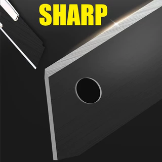 10 ชิ้น/เซ็ต 18 มม.ใบมีดตัด Sharp Heavy Duty มีดเหล็กคาร์บอนสีดํา Sk5 Refill
