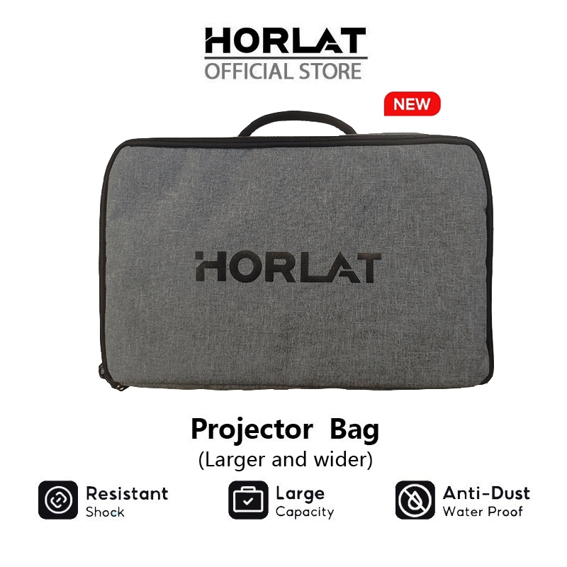 Horlat กระเป๋าเก็บโปรเจคเตอร์ กันน้ํา กันฝุ่น และกันรอยขีดข่วนมือถือและสะพายข้าง 2-in-1 กระเป๋าเก็บของแบบพกพา