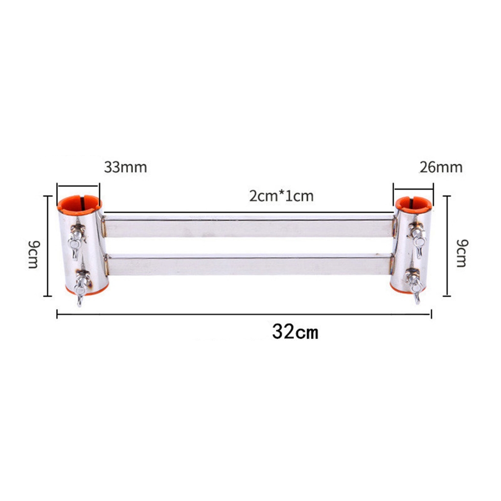 [Loviver] ขาตั้งร่มตกปลาสแตนเลสที่ทนทานที่วางร่มตกปลาขนาดกะทัดรัด - รูปที่ 3