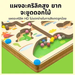 แยกสีลูกปัดแม่เหล็ก เกมกระดานเขาวงกตแม่เหล็ก ของเล่นเด็ก เกมแยกสี เสริมพัฒนาการเด็ก ปากกาแม่เหล็ก ลูกปัด