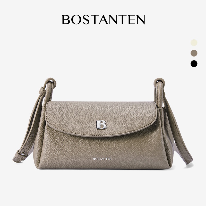 BOSTANTEN Classic Puffy Bag กระเป๋าสตรี กระเป๋าชายคา กระเป๋าสะพายไหล่เดี่ยว สไตล์เกาหลี