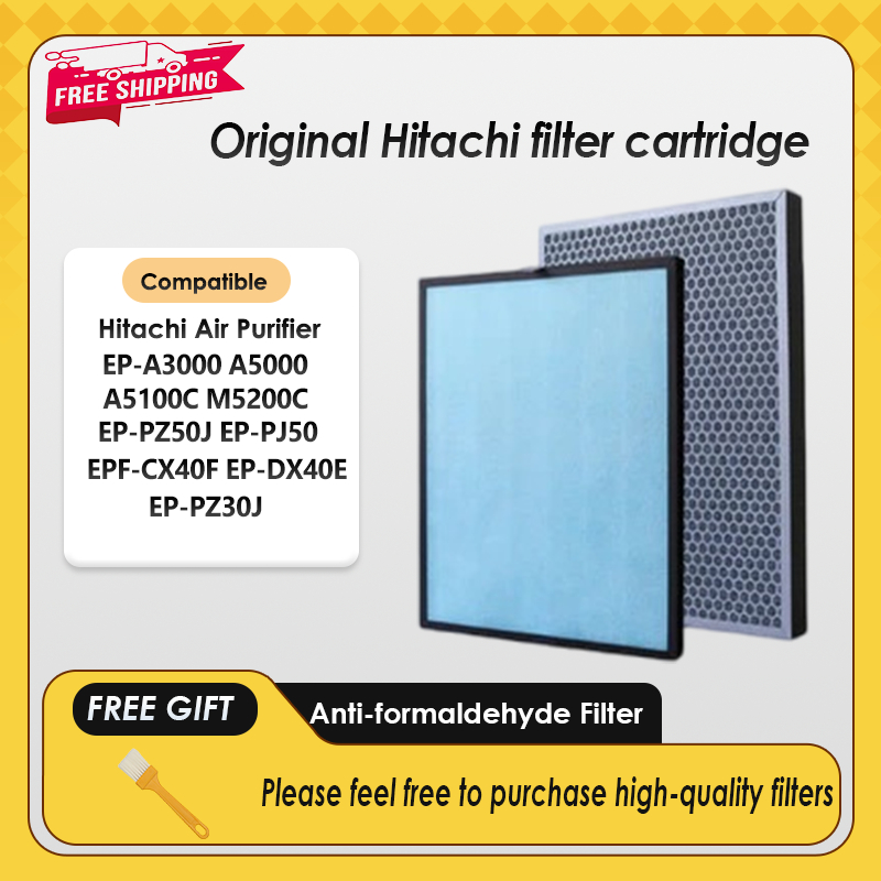 เปลี่ยนเครื่องฟอกอากาศสําหรับ Hitachi EP-A3000 A5000 A5100C M5200C EP-PZ50J EP-PJ50 EPF-CX40F EP-DX40E EP-PZ30J กรอง