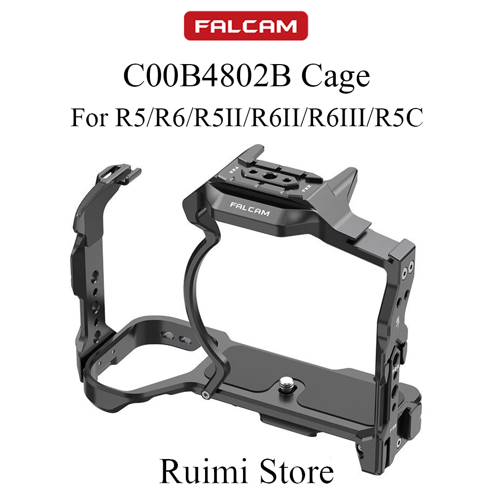 FALCAM C00B4802B Quick Release กล้องกรงกันกระแทกกล้อง Quick Release System สําหรับ Canon EOS R5II / 