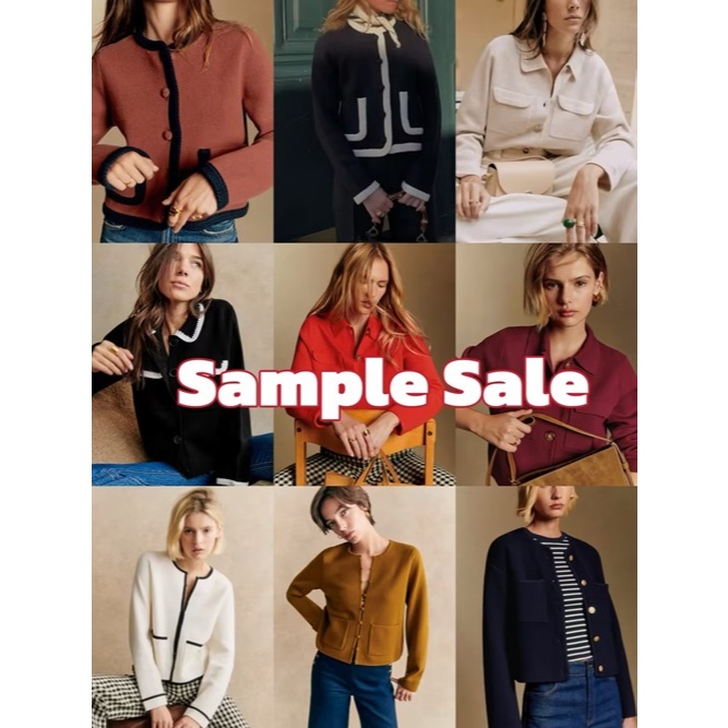 เสื้อแจ็คเก็ตไหมพรมแบรนด์Sezane