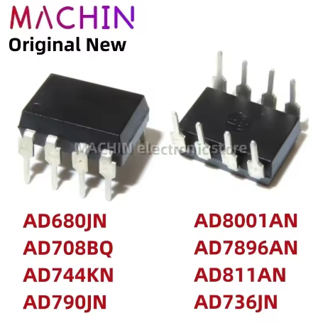 1PCS AD680JN AD708BQ AD744KN AD790JN DIP8 AD8001AN AD7896AN AD811AN AD736JN DIP-8 Nuevo IC เดิม