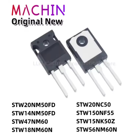 STW20NM50FD STW14NM50FD STW47NM60 STW18NM60N STW20NC50 STW150NF55 STW15NK50Z STW56NM60N TO247 FET-24