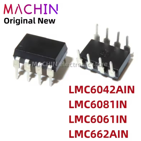 5PCS LMC6042AIN LMC6081IN LMC6061IN LMC662AIN DIP-8 Operational Amplifier DIP8