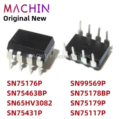 5PCS SN75176P SN75463BP SN65HV3082 DIP8 SN75431P SN9569P SN75178BP SN75179P SN75117P DIP-8 Transceiv
