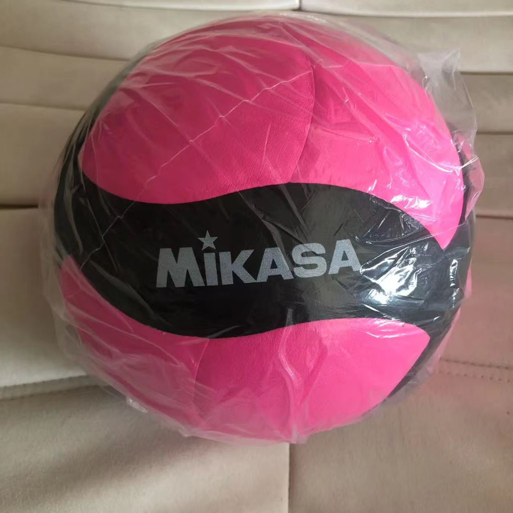 Mikasa V330W วอลเลย์บอลชมพู/ดำ สำหรับใช้ในร่มและแข่งขัน