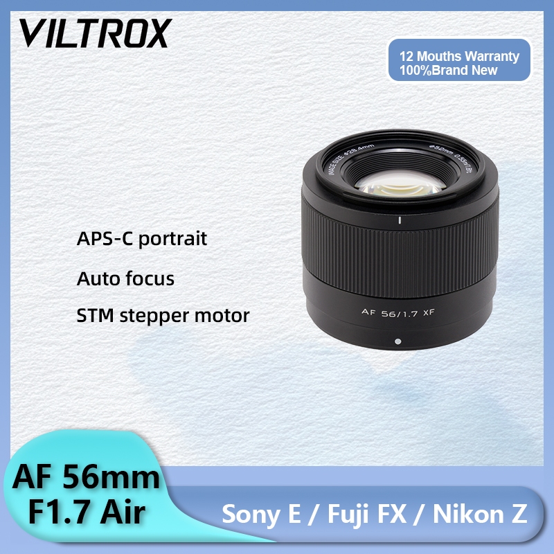 Viltrox 56mm F1.7 Fuji X Nikon Z Mount เลนส์กล้อง Auto Focus Portrait APS-C สําหรับ Fujifilm X-T4 T2