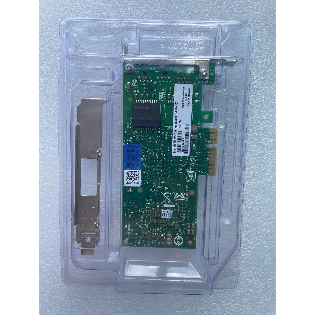 [คลังสินค้าพร้อม] โรงงานเดิม intel I350T2V2 การ์ดเครือข่าย 1G พอร์ตคู่ I350AM4 ชิป RJ45 พอร์ตเซิร์ฟเ