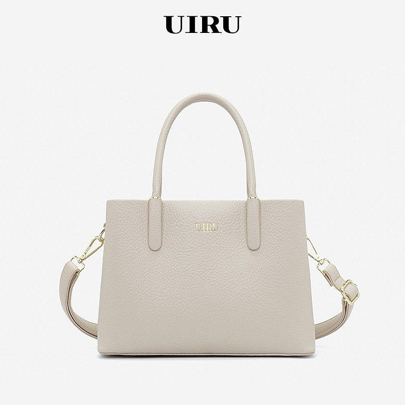 UIRU กระเป๋าสะพายไหล่ข้างผู้หญิง หนังPU สายยาวปรับได้ มีซองใส่บัตร เหมาะใช้งานทุกสถานการณ์