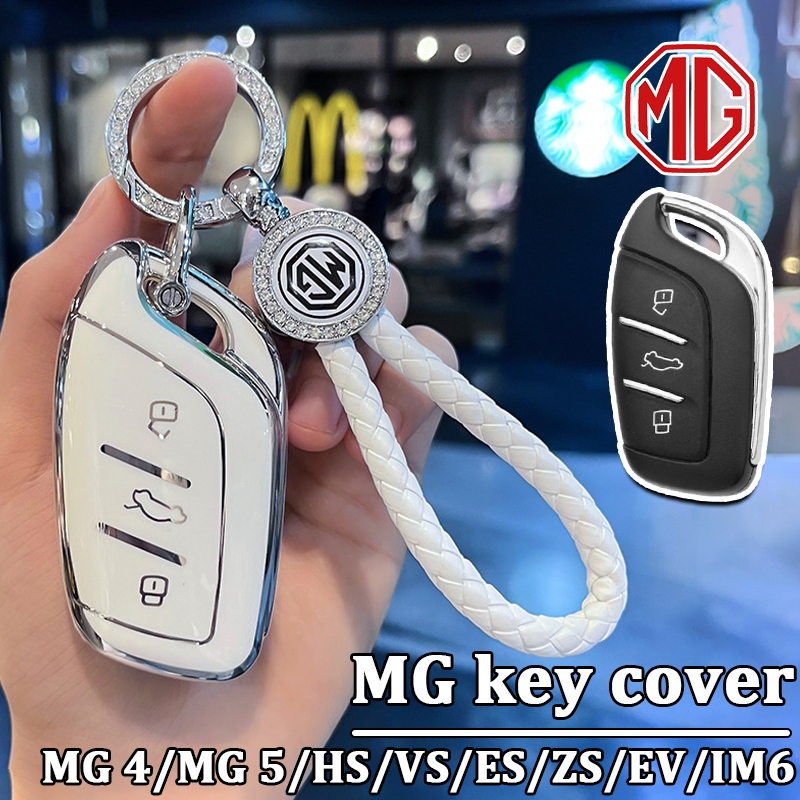 MG 4/MG 5/HS/VS/ES/ZS/EV/IM6 ฝาครอบกุญแจรถ HS MG เคสกุญแจรีโมท ZS ฝาครอบกุญแจ MG 4 เคสกุญแจพวงกุญแจรถ