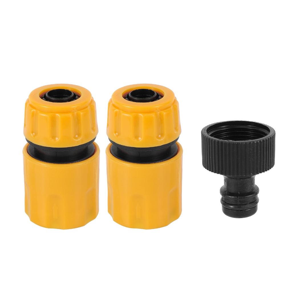 ชุดฟิตติ้งท่อน้ําขนาด 1/2" 3/4" 1", เครื่องซักผ้าชลประทานการเกษตร ขั้วต่อท่อล้างรถ