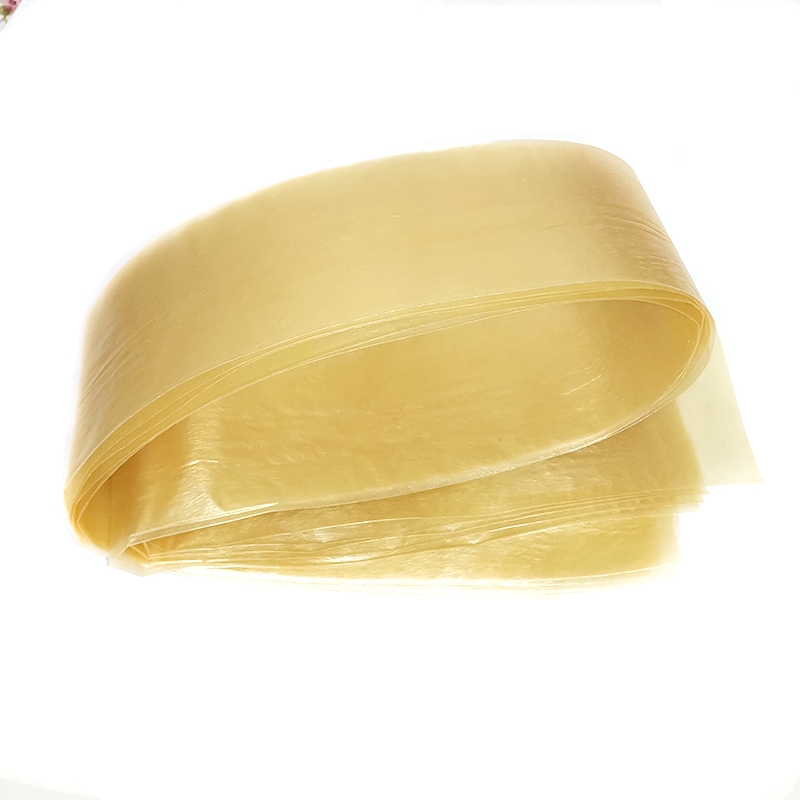 2M ยาว 75 มม.กว้าง 50 มม.สีเหลืองคอลลาเจนไส้กรอกปลอกสําหรับโฮมเมดอิตาเลี่ยนไส้กรอก Pepperoni สําหรับ