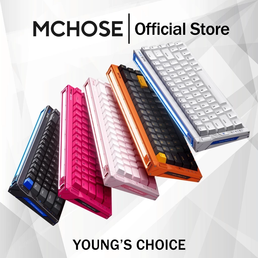 [Keycaps ไทย] MCHOSE Ace 68 Turbo Hall Effect Magnetic Switch Keyboard 65% เค้าโครงอลูมิเนียม 16K Polling Rate คีย์บอร์ดเกม 256K Scan Rate 0.06ms Latency