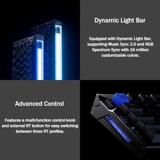 [Keycaps ไทย] MCHOSE Ace 68 Turbo Hall Effect Magnetic Switch Keyboard 65% เค้าโครงอลูมิเนียม 16K Polling Rate คีย์บอร์ดเกม 256K Scan Rate 0.06ms Latency