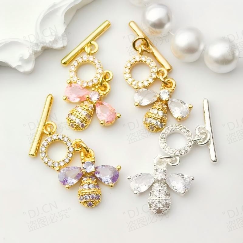 AWDJ2017 [Monochrome รับฟรี 1 ชิ้นกว่า 5 ชิ้น] 14K Gold-packed Color-sticking diy สร้อยคออุปกรณ์เสริ