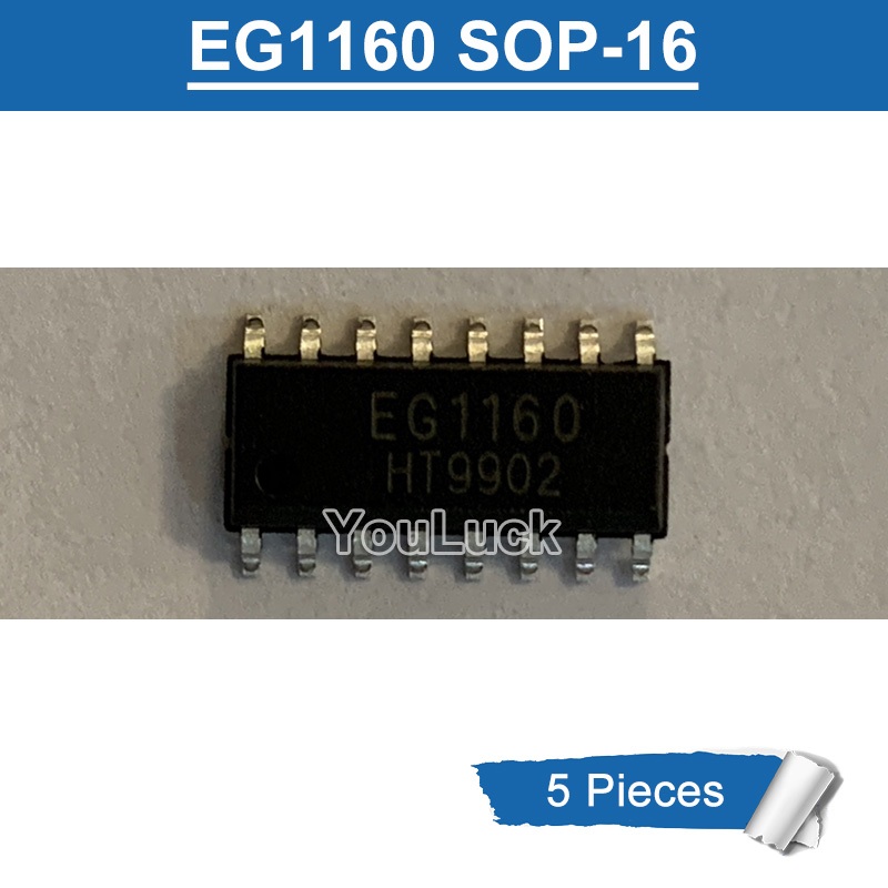5 ชิ้น EG1160 SOP-16 600V Half-Bridge Driver ชิป IC ใหม่เดิม