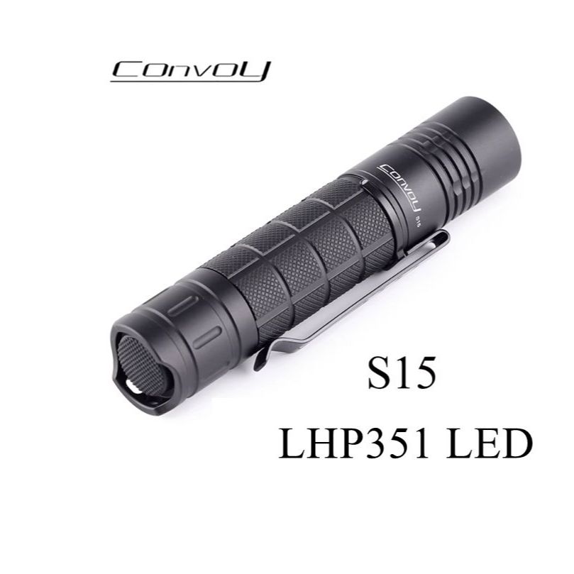 ไฟฉาย Convoy S15 พร้อม floodlight LED LHP531 สำหรับตั้งแคมป์และเดินป่า