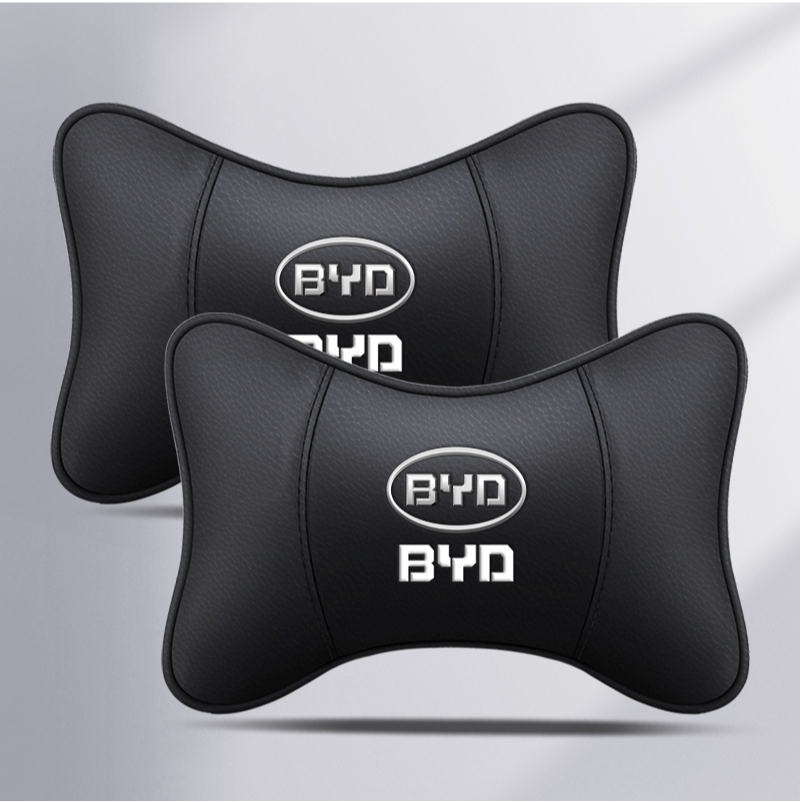 PU หนังรถหัวคอหมอนรถ Headrest คอสําหรับ BYD Han EV BYD Tang EV DMP DMI BYD Atto 3 Atto 3 EV หยวน Plu
