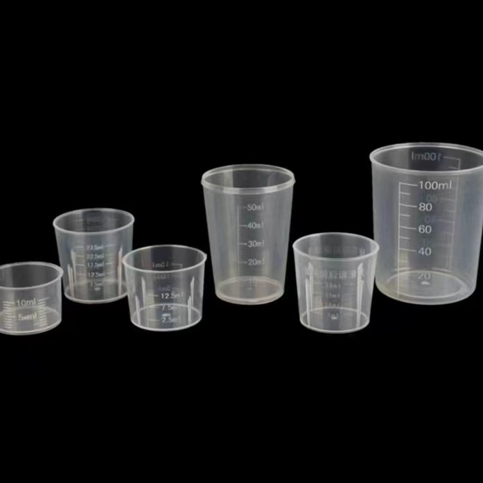 15ml20ml30ml50ML100ML ถ้วยตวง PP พร้อมถ้วยตวงในครัวเรือนขนาด