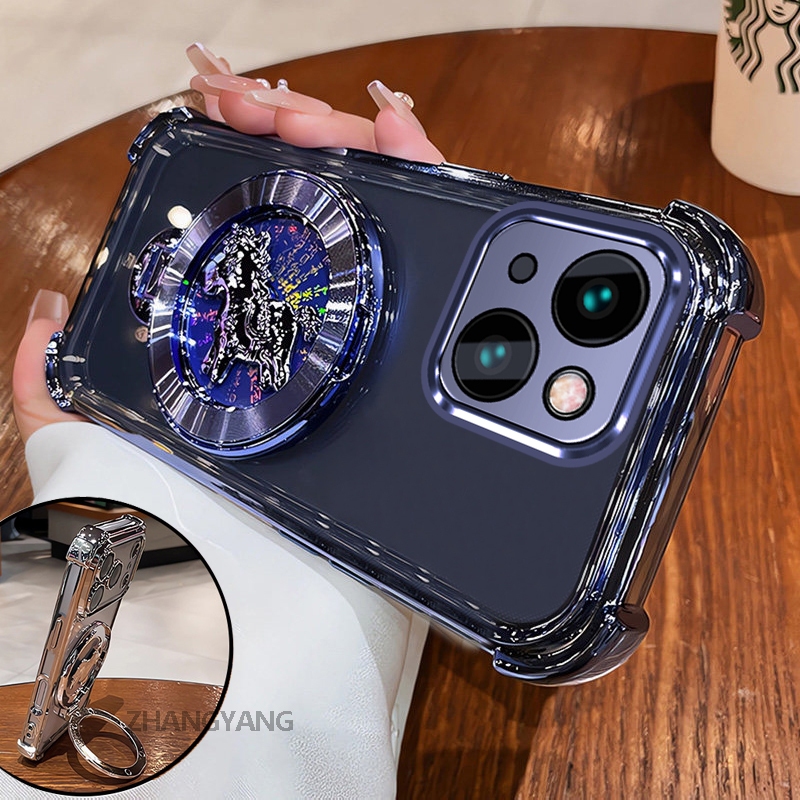 สําหรับ Tecno spark Go1 spark Go 2025 ขั้นสูงโปร่งใส Anti Drop เคสโทรศัพท์ความงาม 3D การ์ตูนเลเซอร์ขาตั้งโทรศัพท์ออกแบบใหม่ ราคา ถูกที่สุด ดีลบีเคเค แกลเลอรีภาพที่ 2