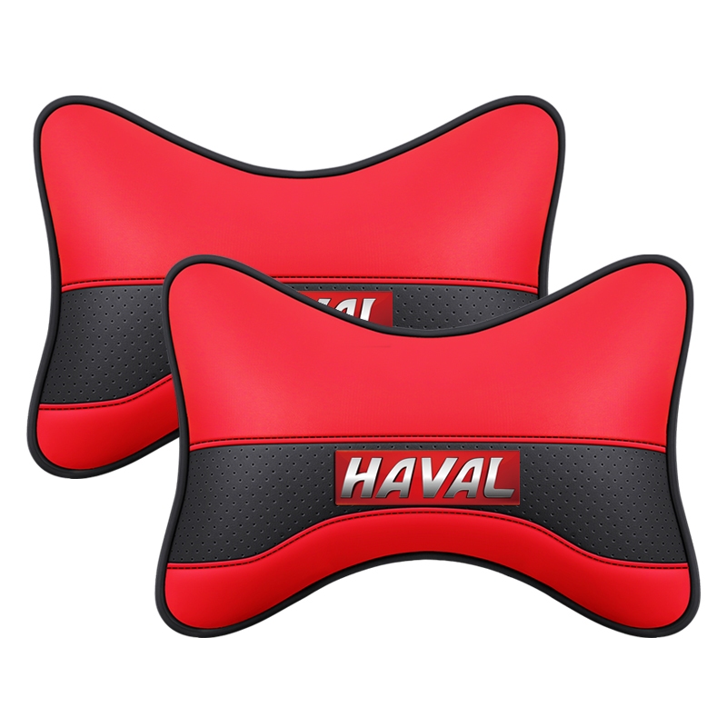 Breathable หนัง Headrest หมอนรองคอรถหัวคอหมอนสําหรับ Haval H9 2025 Dargo 2024 M6 Plus H6 Hev F7 Joli