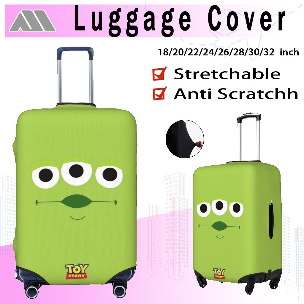 ผ้าคลุมกระเป๋าเดินทาง ลาบูบู้ ผ้าสแปนเด็กซ์ แบบยืดหยุ่น ยืดหยุ่น Travel Luggage Cover 18-32 นิ้ว AF023