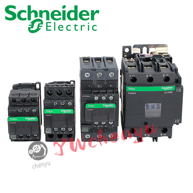 Schneider AC Contactor LC1D65 LC1D80 LC1D95 LC1D AC220V AC380V สินค้าใหม่เอี่ยมของแท้