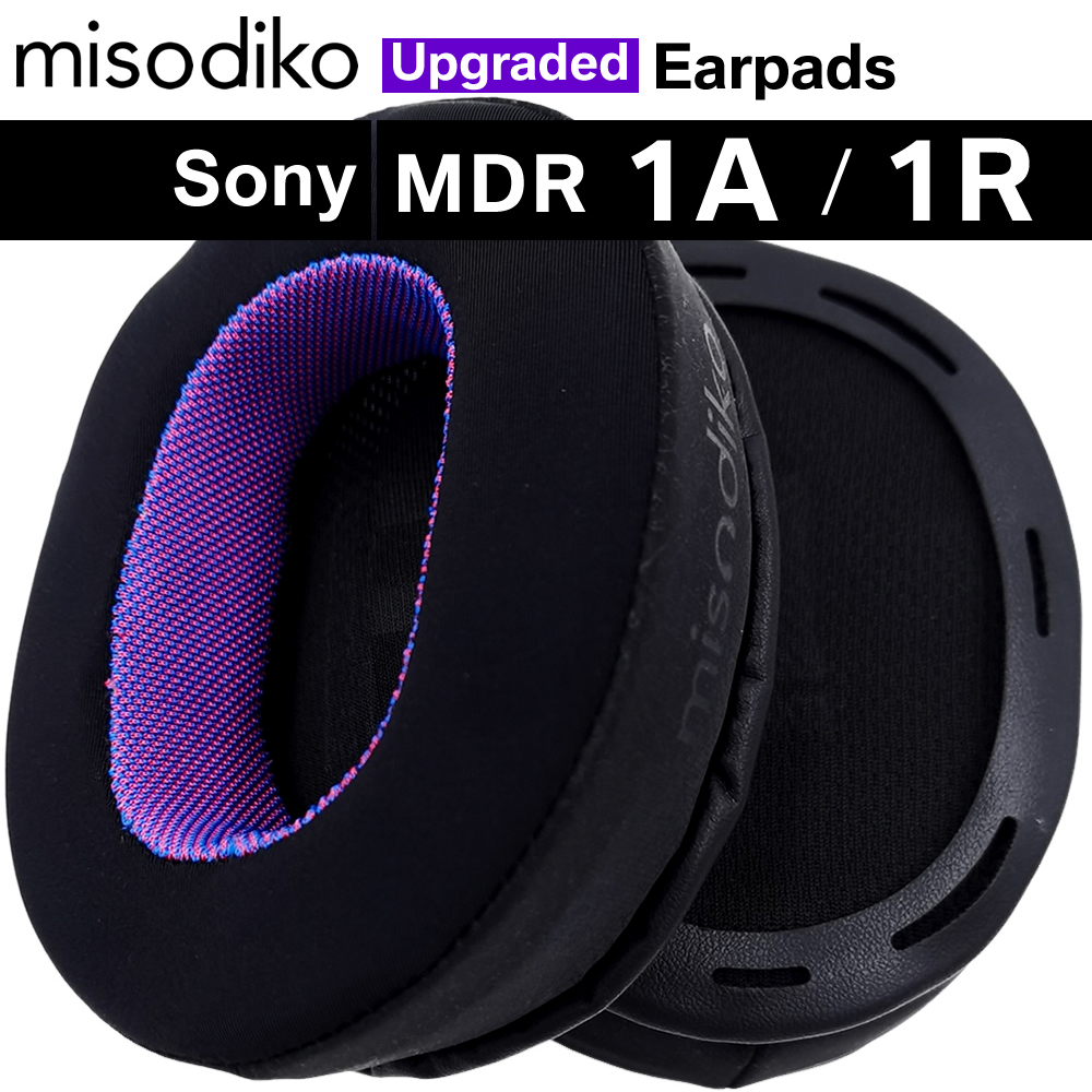 Misodiko แผ่นครอบหูฟัง แบบเปลี่ยน สําหรับ Sony MDR 1A 1ADAC 1ABT 1R 1RMK2 1RNC 1RBT